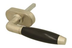 Fenstergriff Dreh/Kipp (1931) Nickel matt Ebenholz