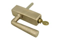 Fenstergriff Dreh/Kipp abschließbar (1915) Nickel matt