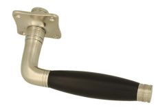 Einzelner Türgriff Nickel matt Ebenholz (1926)