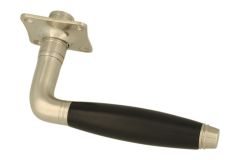 Einzelner Türgriff Nickel matt Ebenholz (1929)