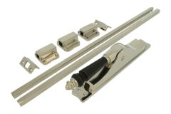 Treibriegel Messing vernickelt Horn (1890)