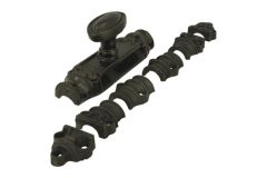 Basküleverschluss Fenster Gusseisen ovale Knopf