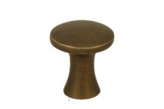 Knopf Messing patiniert Ø 25mm H30mm