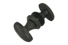 Griffe satz aus Buchenholz schwarz einschließlich Rosetten