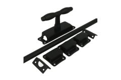 Basküleverschluss Fenster Messing schwarz (1930-1932)