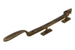 Fensterfeststeller Messing patiniert 300mm