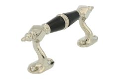 Ziehgriff 145mm Messing vernickelt Bakelit (1900)