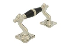 Ziehgriff 130mm Messing vernickelt Bakelit (1895)