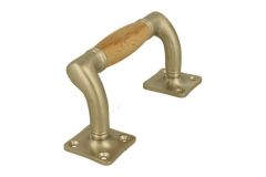 Schiebefenster Griff 120mm Nickel matt Buchenholz