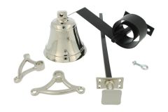 Ziehklingel Satz Messing vernickelt (1932)