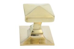 Haustürknopf Messing poliert (1926)